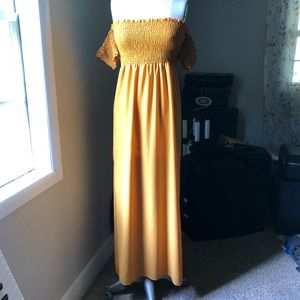 Burnt Orange Maxi Dress